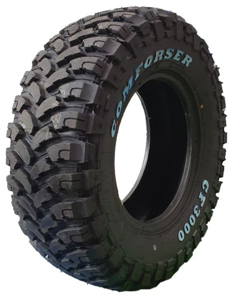 LLANTA COMFORSER "CF3000" M/T LT 235/70 R16 8PR 118/115Q T.D. 14.0MM TL (COCADA EN V & LETRA BLANCA)