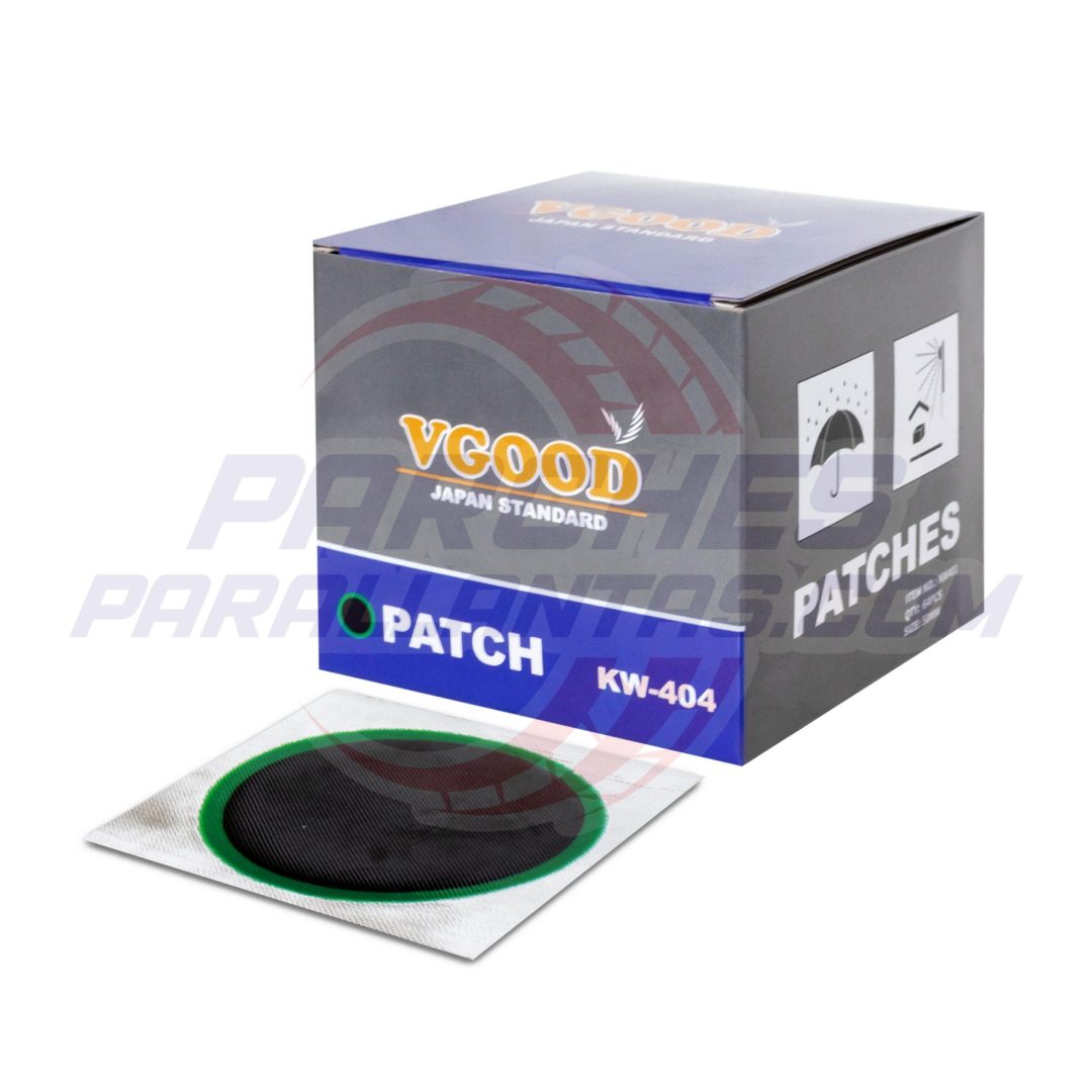 PARCHE VGOOD "KW-401" SINTETICO VERDE  30 MM. CAJA X 150 UND'S