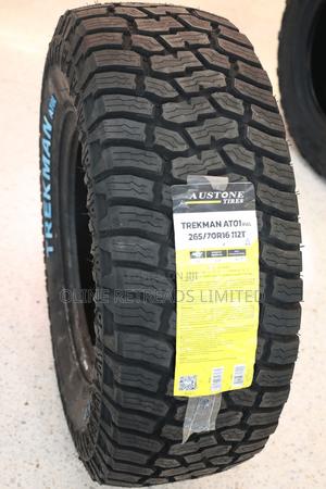 LLANTA AUSTONE "TREKMAN AT01" AT LT 265/70 R16 112T TL (LETRA BLANCA)
