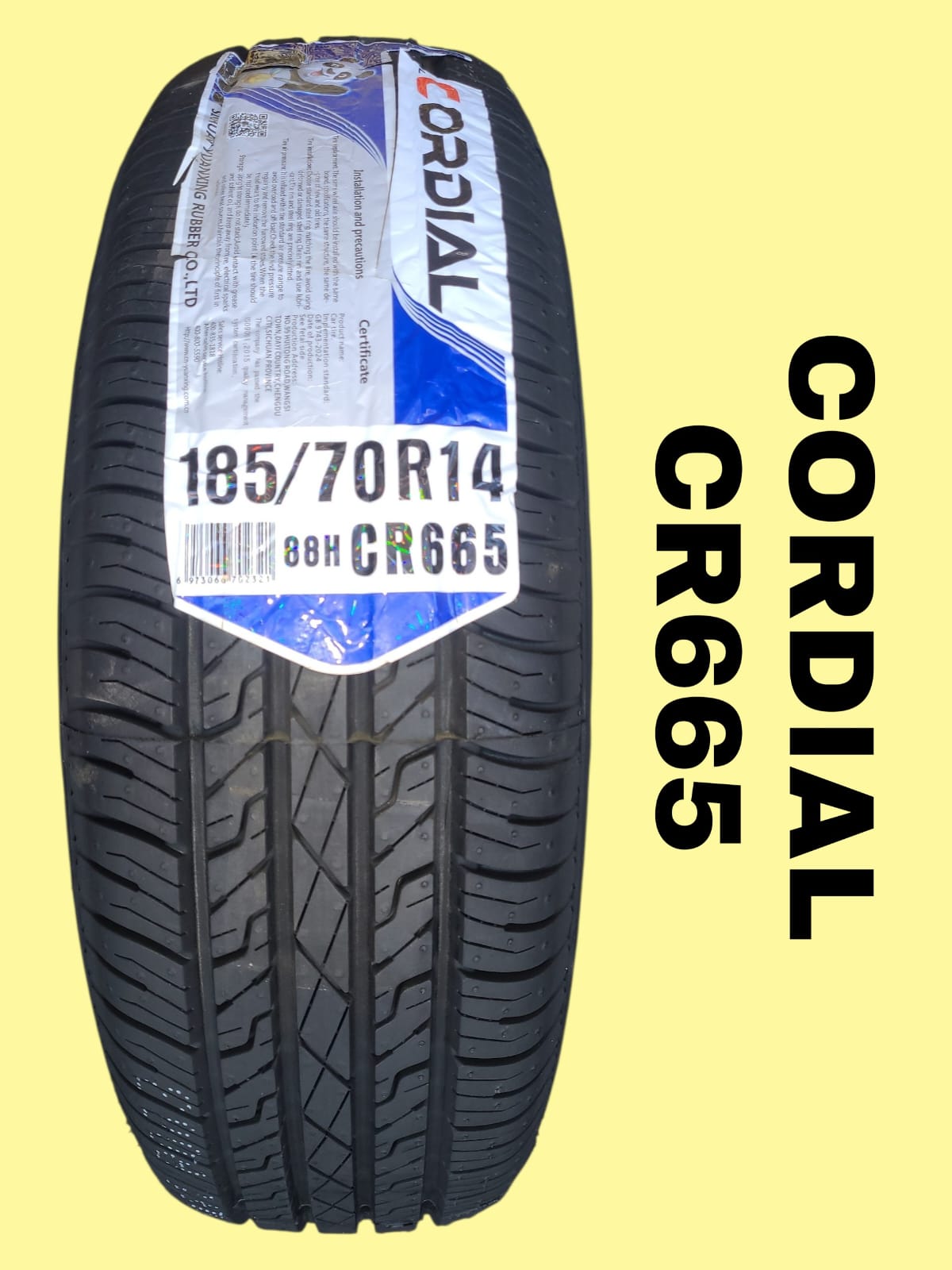 LLANTA CORDIAL "CR665" H/T 185/65 R15 88V TL