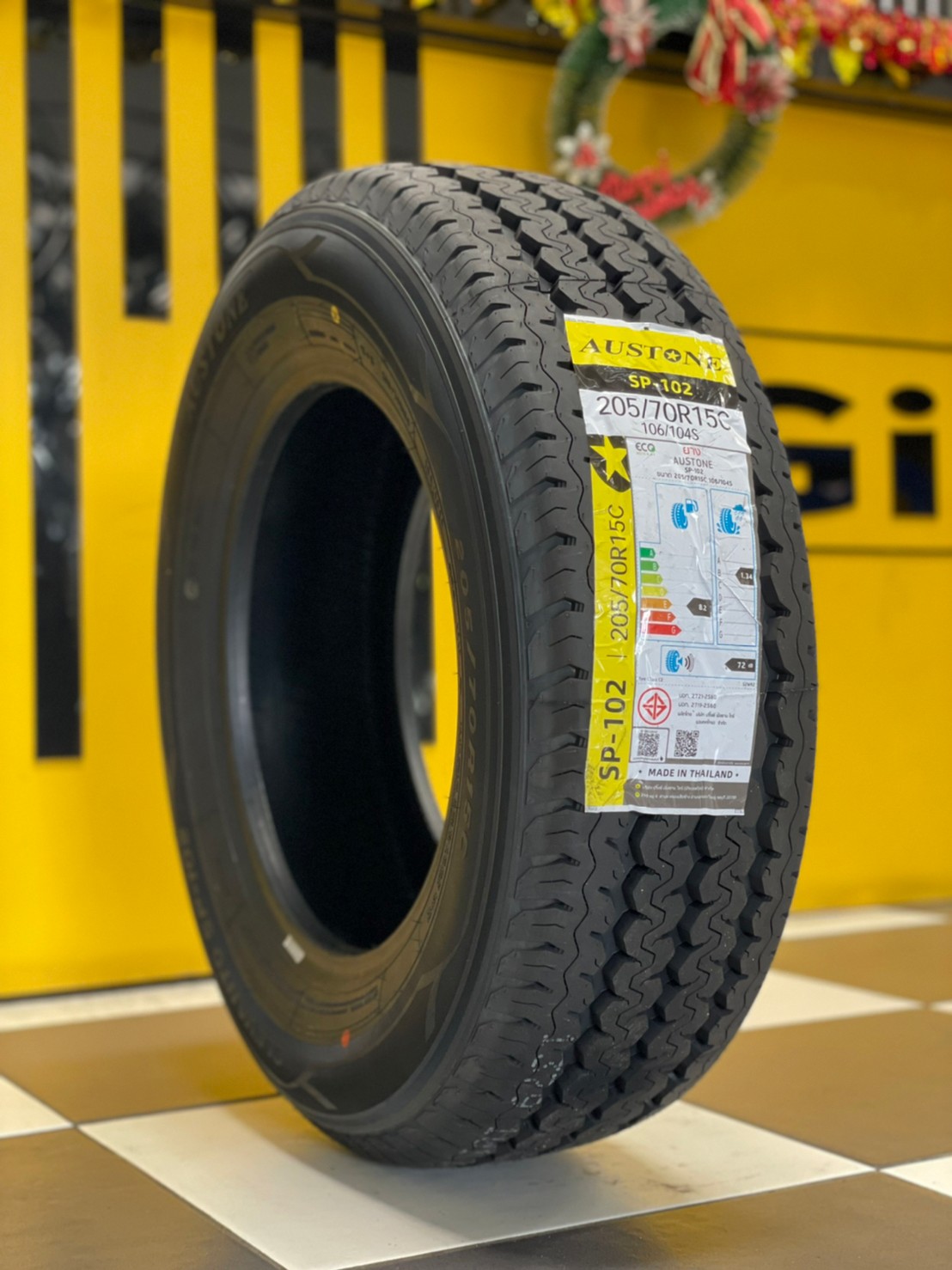 LLANTA AUSTONE "CLEVANTO VAN SP-102" DELEANTERA 215/70 R15 C 10PR 109/107R TL