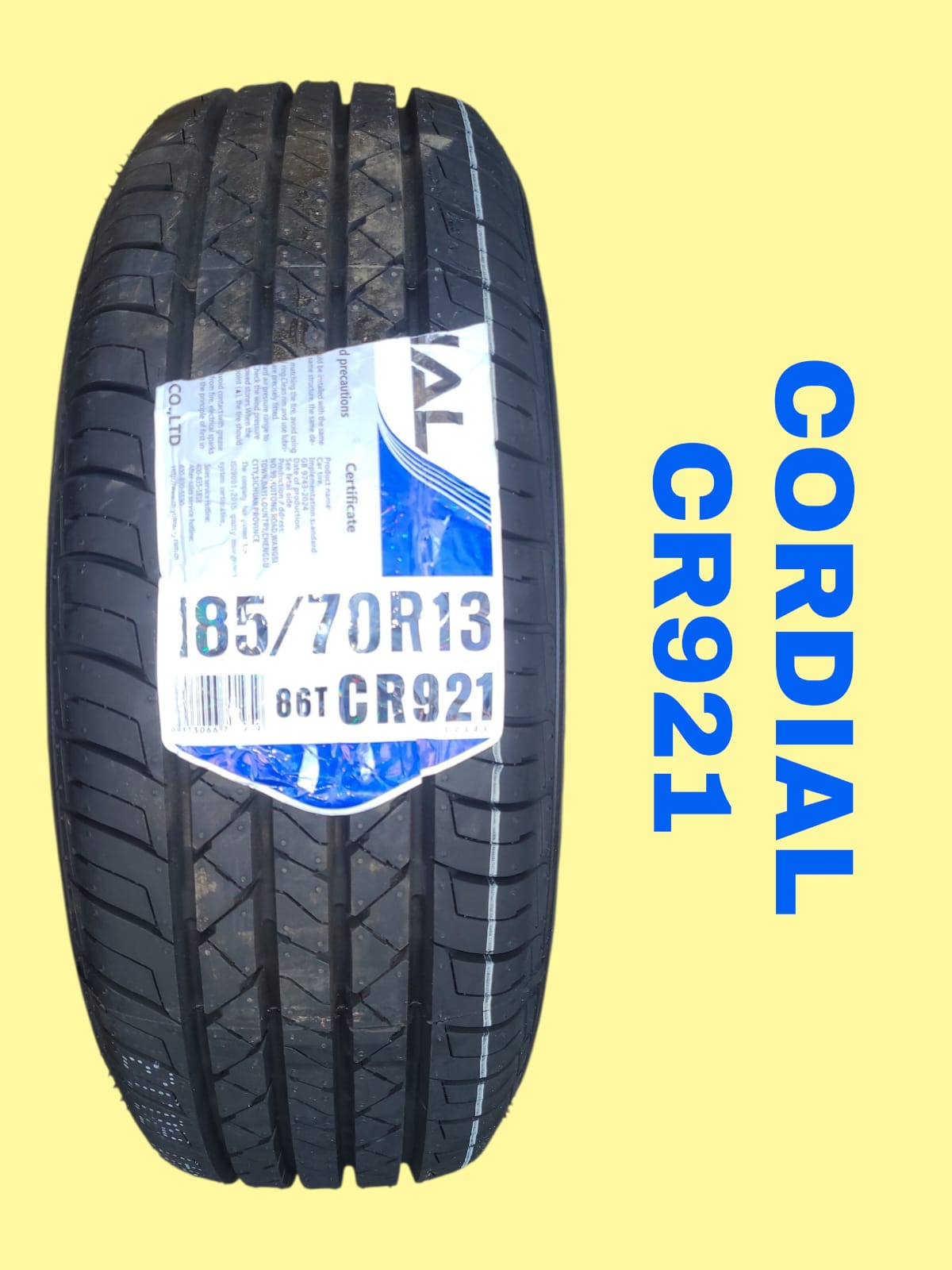 LLANTA CORDIAL "CR921" H/T 205/65 R15 94V TL