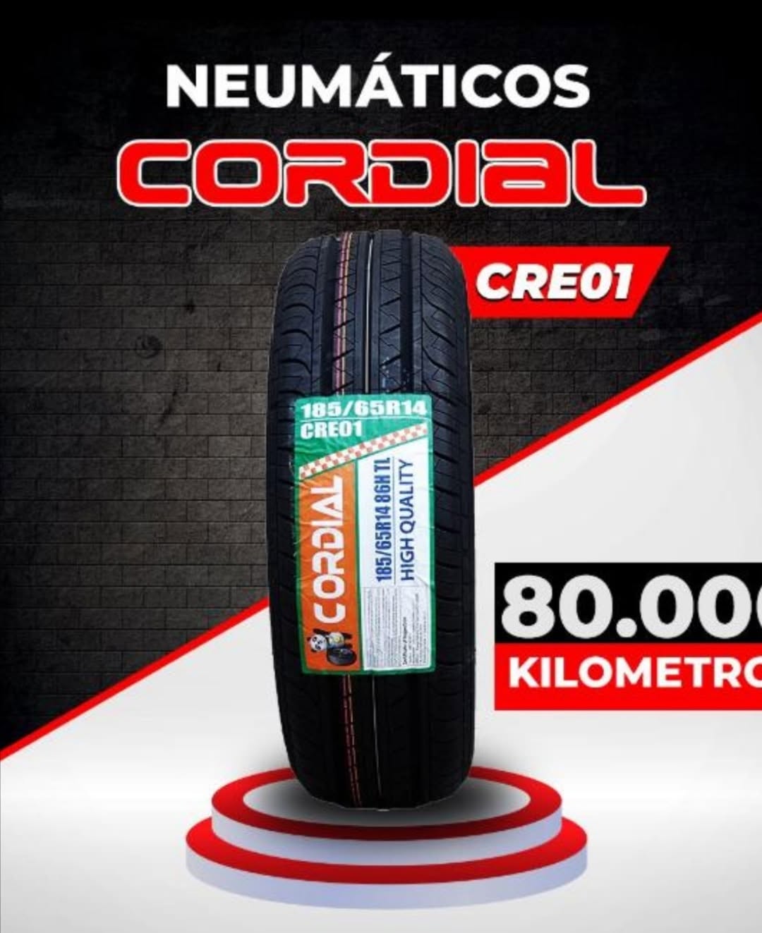 LLANTA CORDIAL "CRE01" H/T 165/70 R14 81H TW500 TL