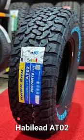 LLANTA HABILEAD "PRACTICALMAX AT02" A/T LT 235/75 R15 6PR 110/107S TL (COCADA HUESITO Y LETRA BLANCA)