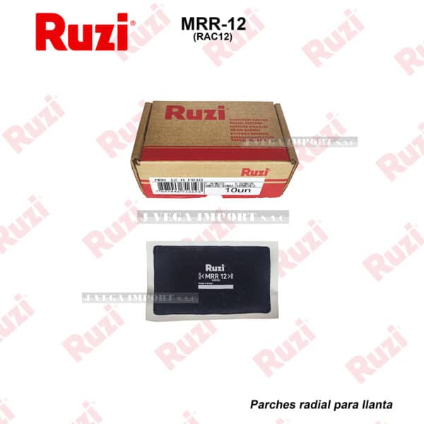 SERVICIO DE PARCHE RUZI DE LONA "MRR-12" 70X115 MM. (RAC-12) RADIAL