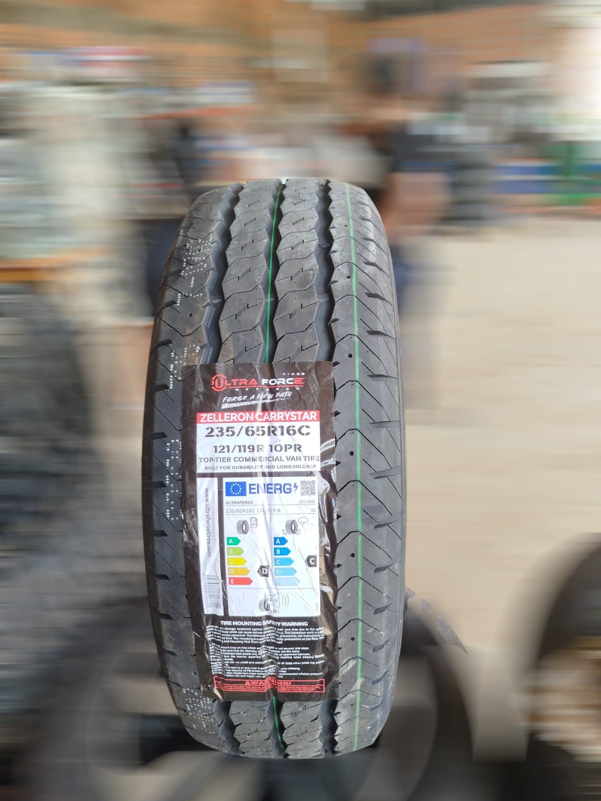 LLANTA ULTRAFORCE "ZELLERON CARRYSTAR" DELANTERO 235/65 R16 C 10PR 121/119R TL